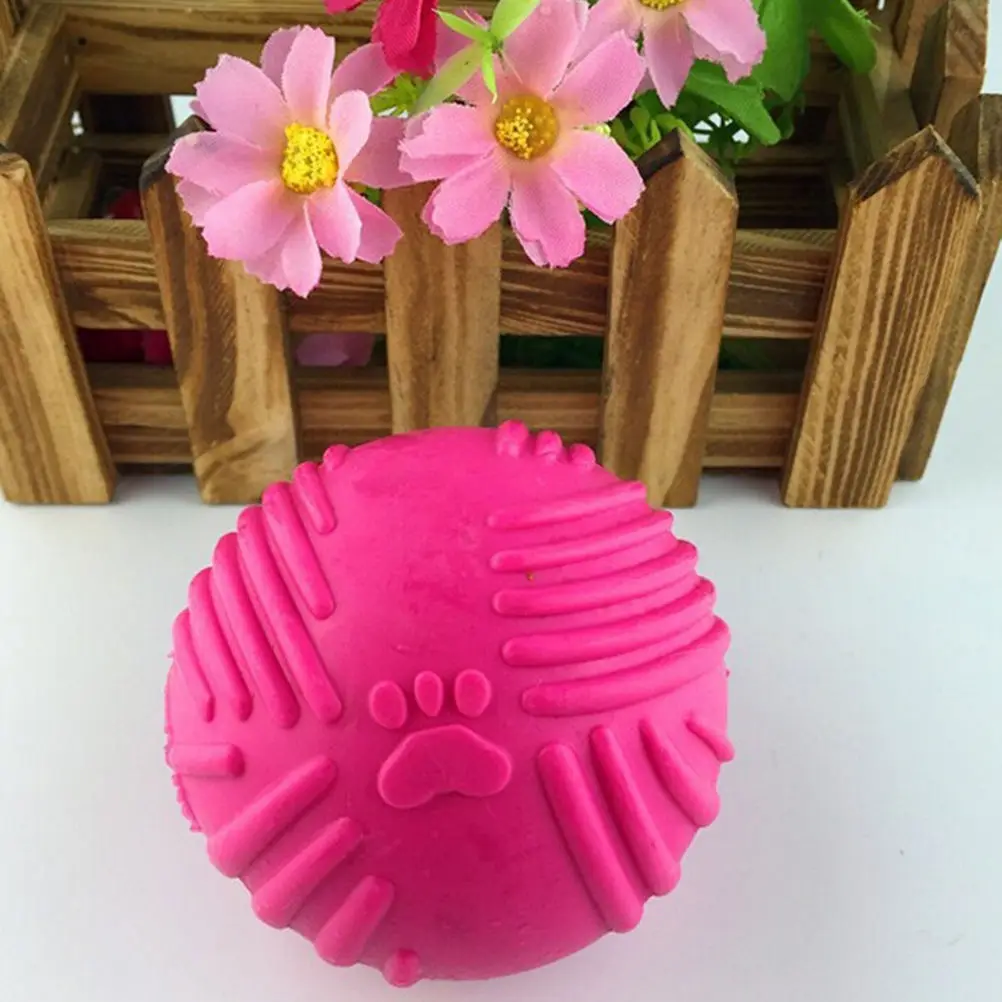 1 шт. Горячая резиновая игрушка для собаки шарики игрушки домашних животных