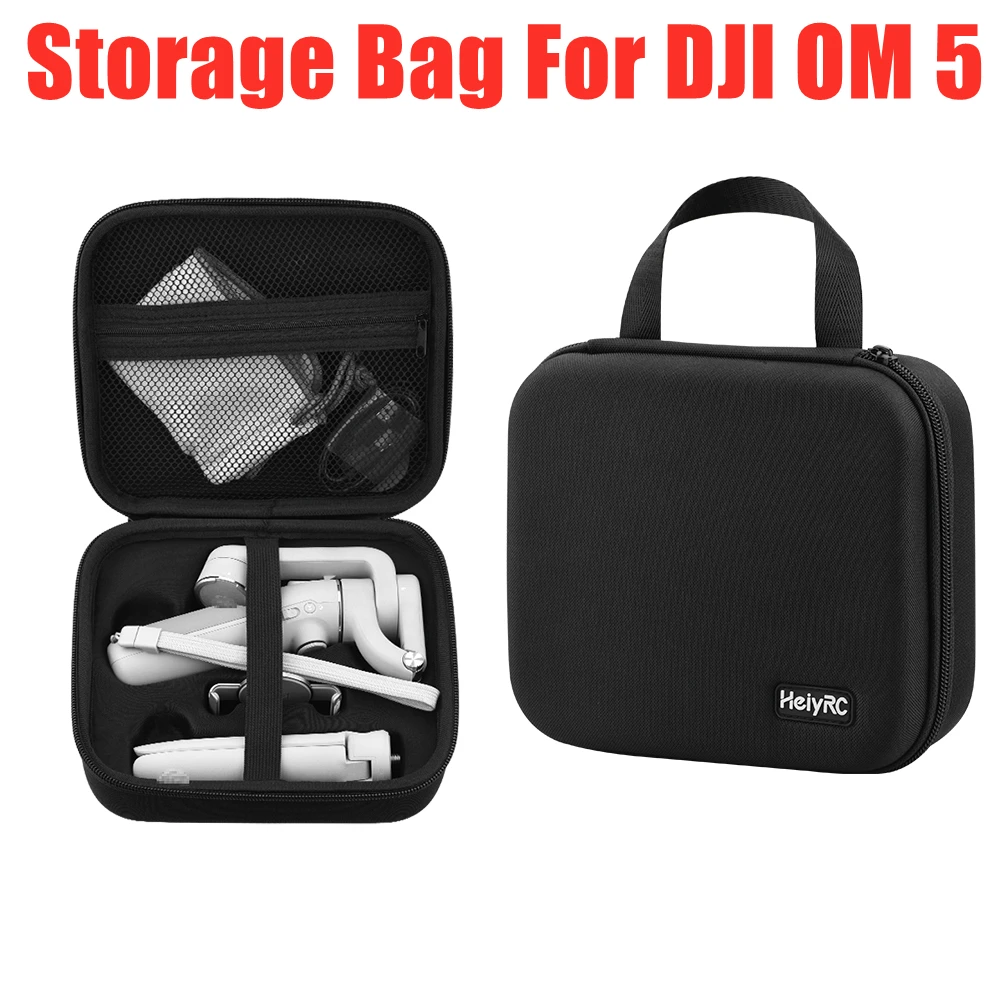

New Portable Carrying Case for DJI OM 5 Storage Bag Hard Shell Box for Osmo Mobile 5 Handheld Gimbal Accessories