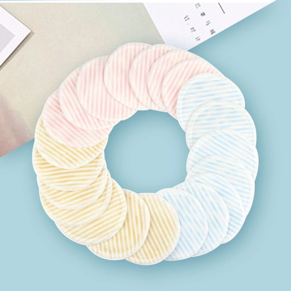 Многоразовые бамбуковое волокно для удаления макияжа 4 шт. мягкие подушечки