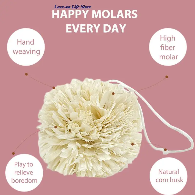 Кролик флуоресцентный мяч морская свинка Шиншилла молярная игрушка закуска