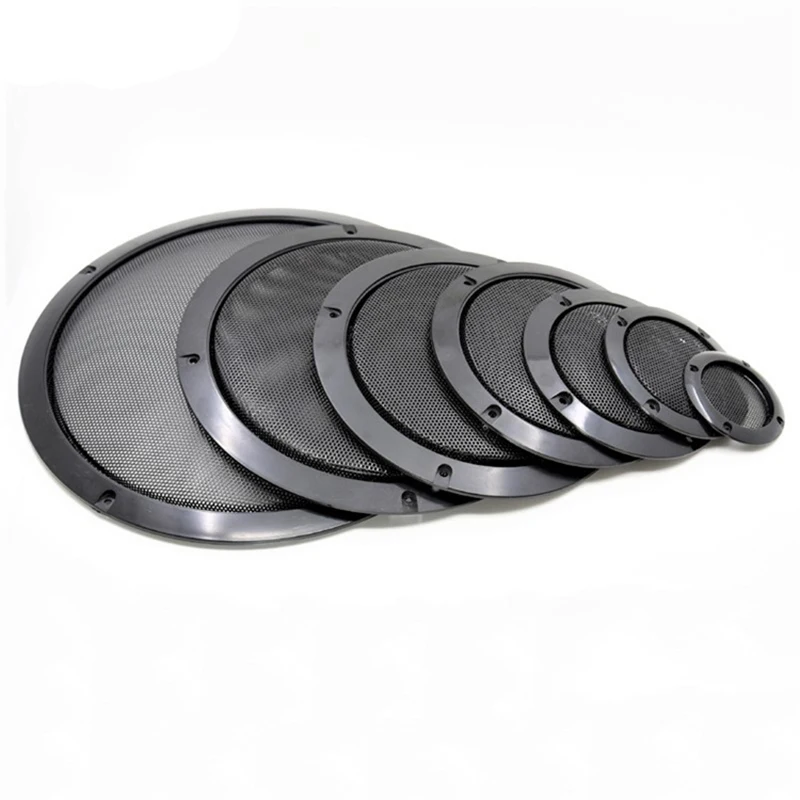 

High Quality Speaker Net Cover High-grade Car Home Mesh Enclosure Speakers Plastic Frame Metal Iron Wire Grilles