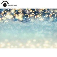 allenjoy christmas bokeh backdrop mint green snowflakes glitter photography background banner photo studio photo booth props