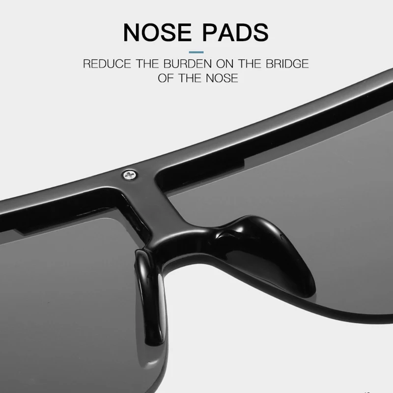 

2020 Newest Shield Sunglasses Men Women Fashion Color Lens Alloy Frame High Quality Rectangle Brand Designer Sunglasses UV400