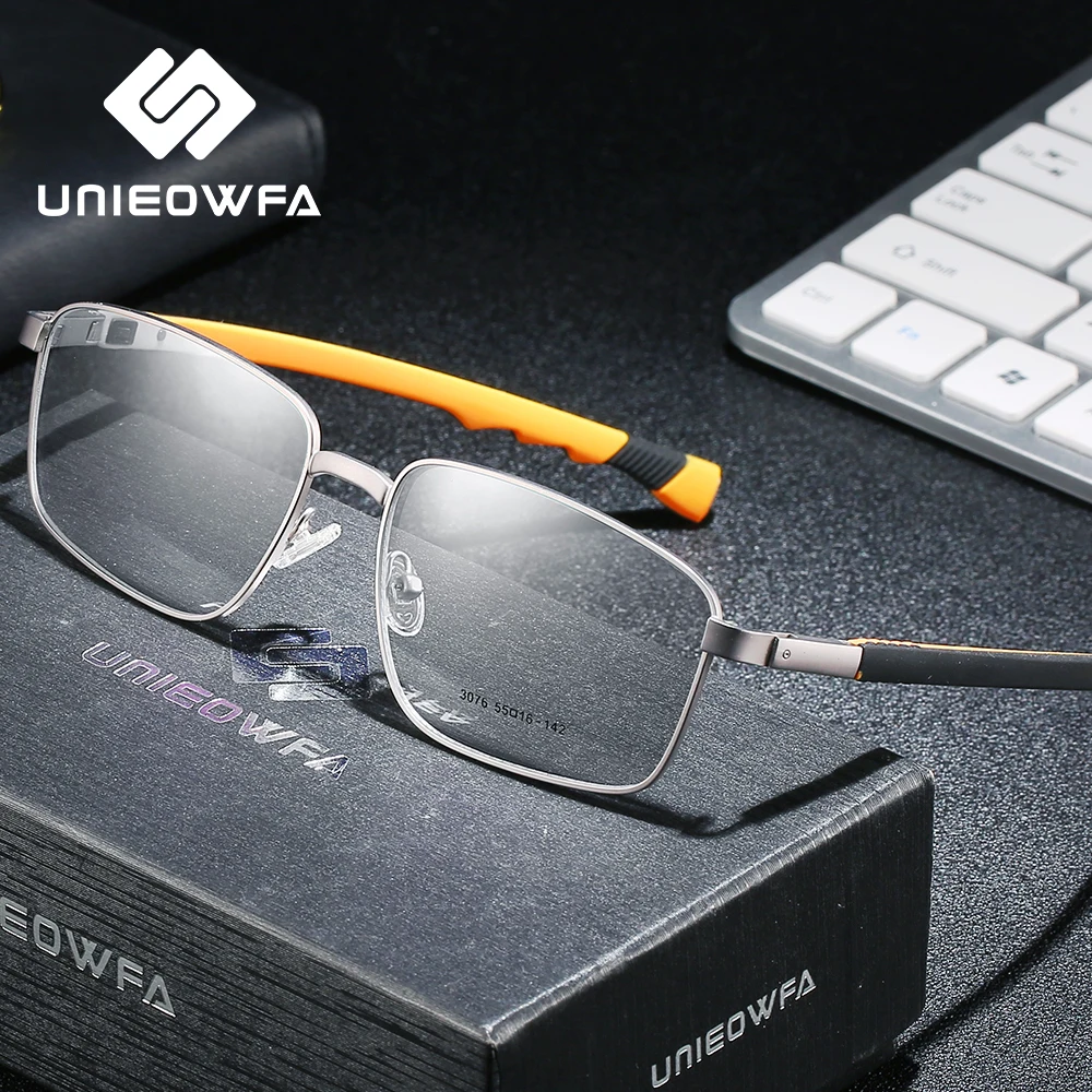 Магнитная Складная оправа для очков на шею Мужская оптическая рецептурных век