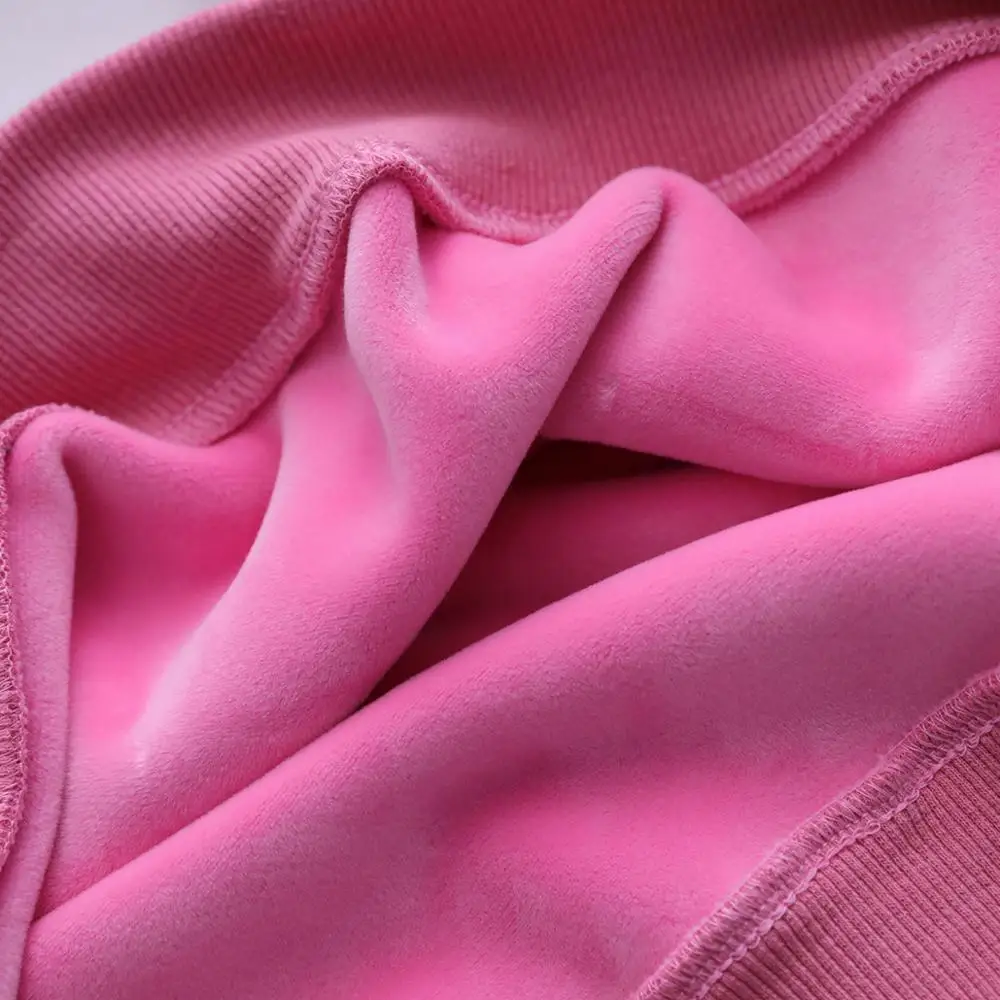 

Aransue Round Neck Loose Pullovers Plush Top Lady's Autumn Winter 2020 New Korean Version Beauty Print Lazy Outwear