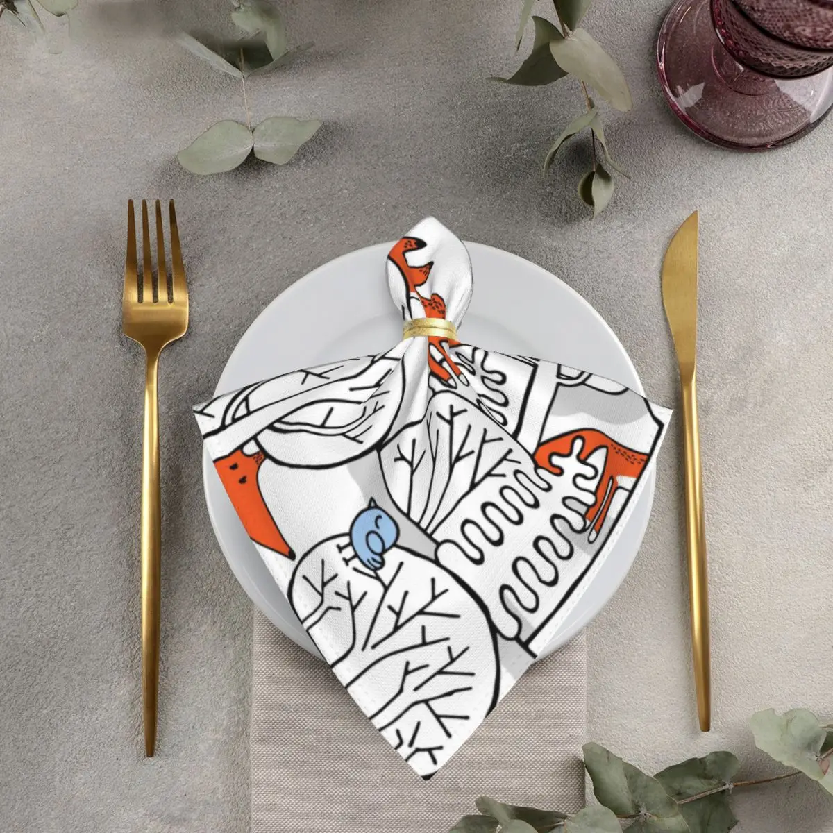 Многоразовые салфетки из полиэстера 50 см | Дом и сад