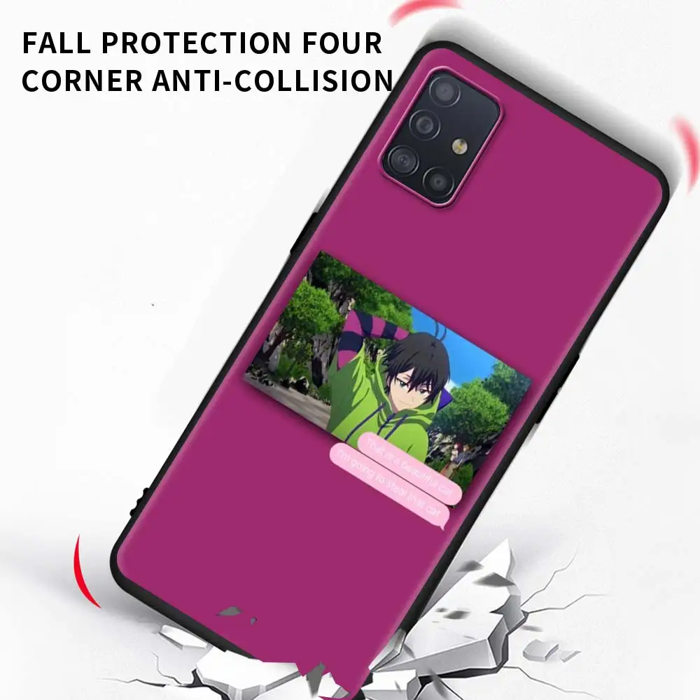 

Case For Samsung Galaxy A51 A71 A21s A31 A12 A41 A11 A72 A52 A32 5G A01 A91 A21 Black Shell Phone Cover SK8 The Infinity Cartoon