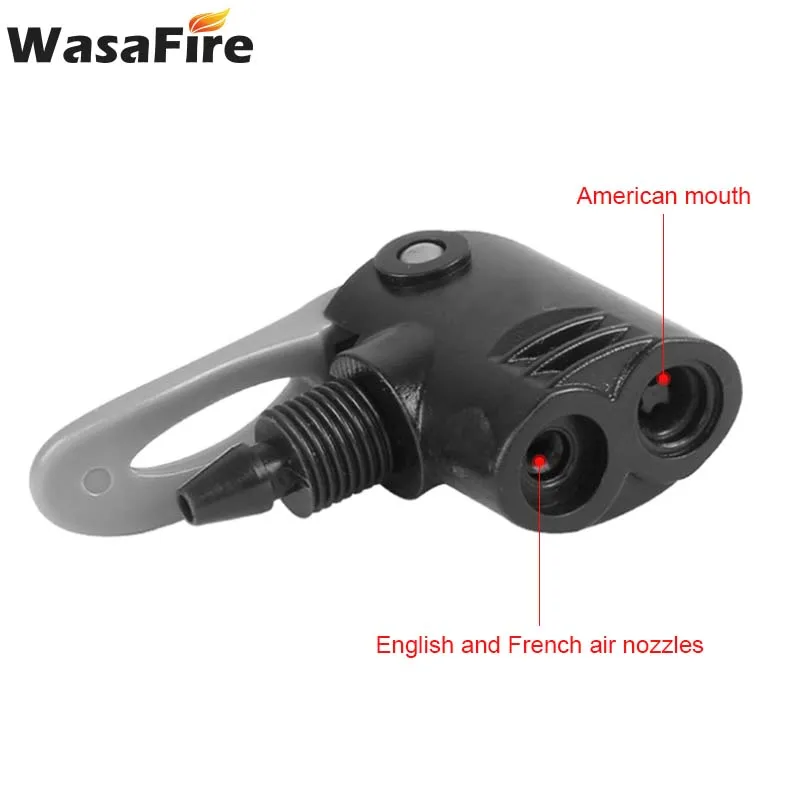 Насос воздушный велосипедный с двумя насадками и адаптером | Спорт развлечения