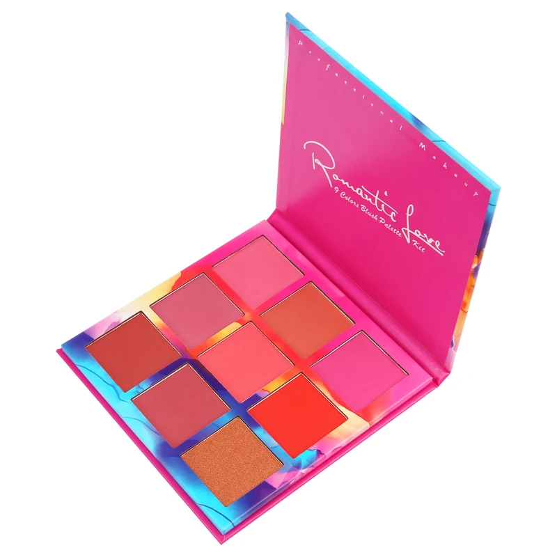 Профессиональный макияж Румяна Долгое 9 Цвета минералов порошок Ретро Face Base Bronzers