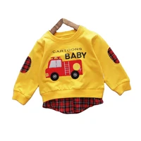 fashion children long sleeve clothes spring autumn baby boys girls cotton sweatshirts infant letter clothing kids casual wear