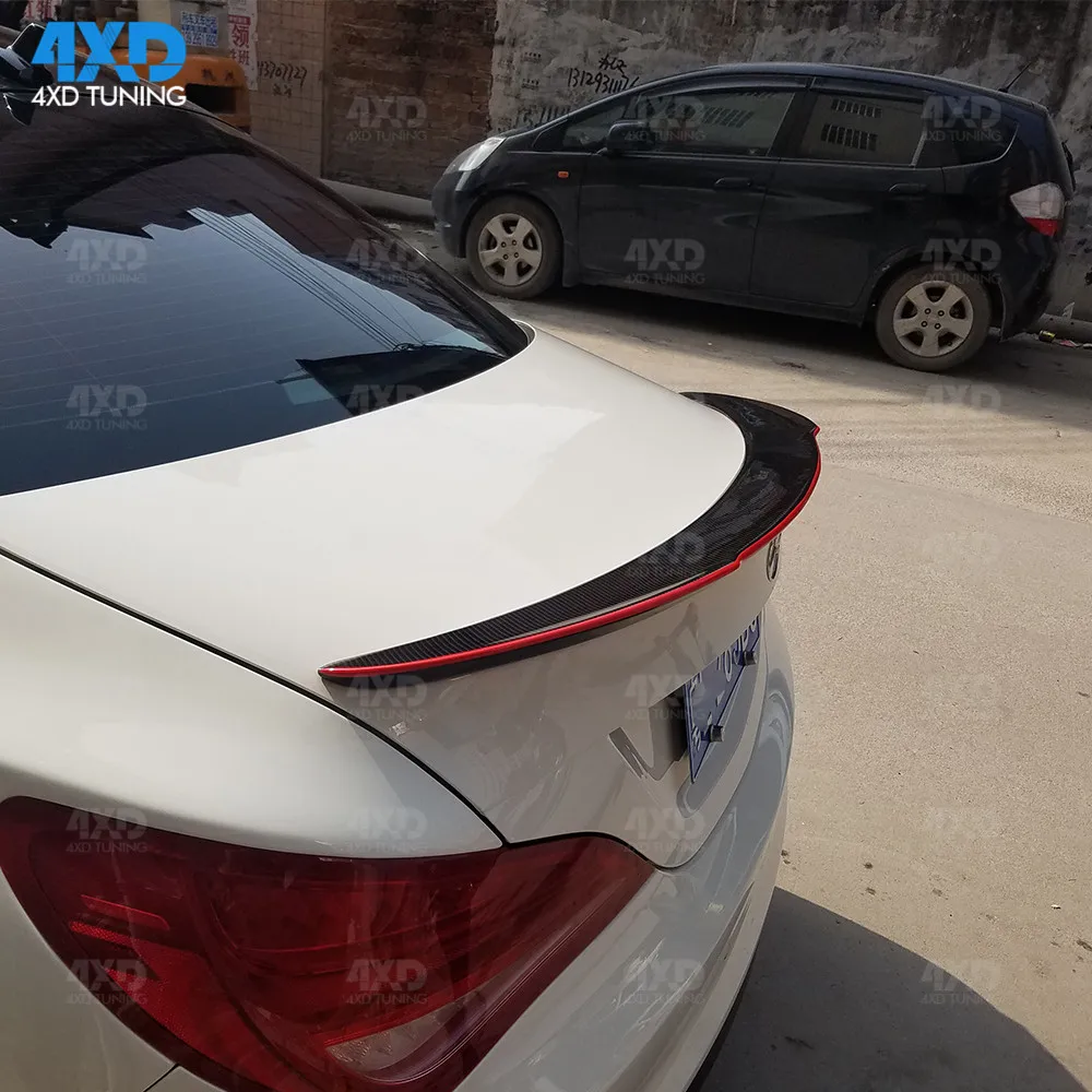 Для Mercedes CLA AMG C117 задний спойлер крыло с красной линией FD стиль 2013 2014 2015 2016 2017 2018 W117