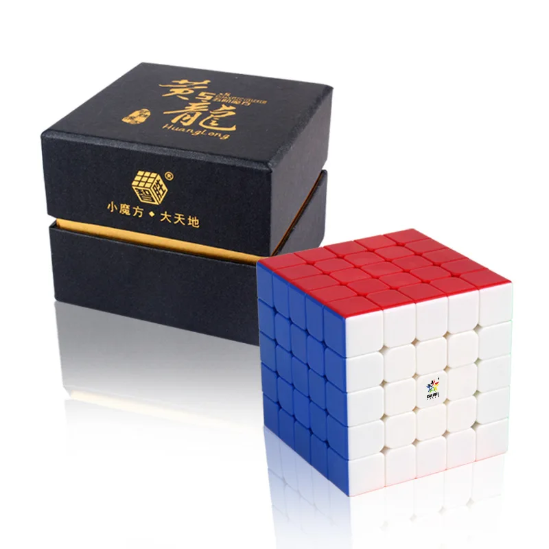 YuXin HuangLong 5x5 Магнитный магический куб Твист Головоломка Cubo magico 63 мм новая упаковка развивающие игрушки