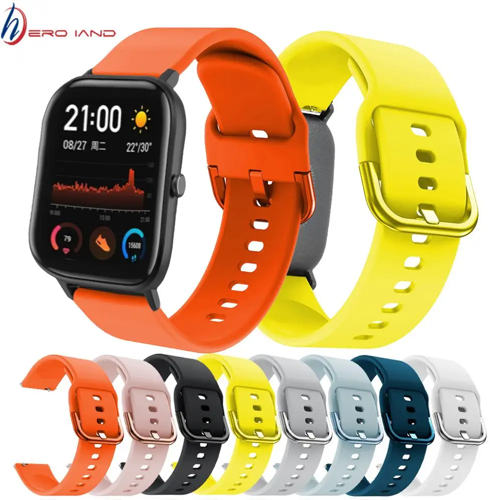 Силиконовый ремешок для Huami Amazfit Женский Для GTS 42 мм Garmin Forerunner 245 645 Vivoactive 3 |