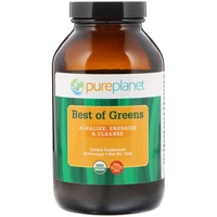 pure planet best of greens alkalize energize cleanse dietary supplement 150g