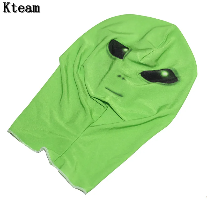 Забавные реалистичные вечерние НЛО маска инопланетянина Хэллоуин пугающее украшение страшный лысый Ужасный Призрак Маска НЛО Костюмированная вечеринка косплей реквизит