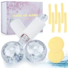 Лед основного хода шарообразные, косметический роллер для лица повышает упругость кожи уменьшает припухлости вокруг глаз головные боли повысить циркуляцию цвет лица Инструменты для ухода за кожей