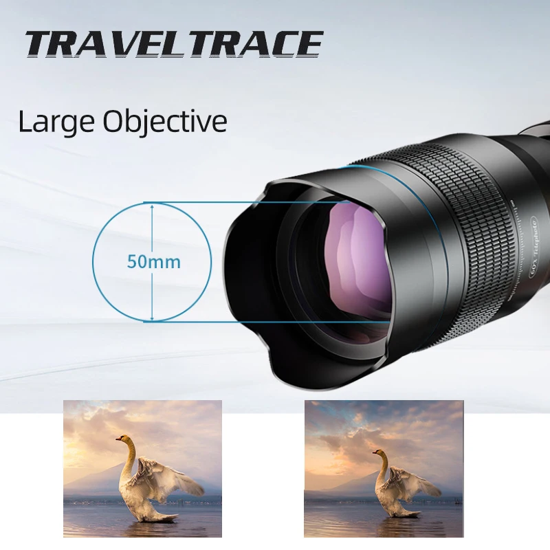 Goedkoop 50Mm 60X Mobiele Telefoon Telelens Voor Smartphone Moment Camera 4K Super Zoom Pocket Monoculaire Telescoop Krachtige Lange Bereik