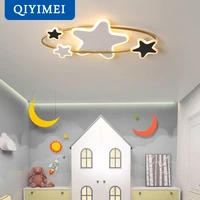 new modern led chandelier lights kid lamps with remote control for living childrens room hall bedroom indoor lighting ac90 260v