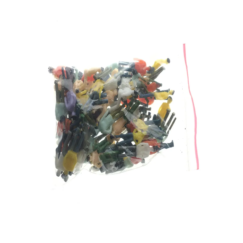 100 шт. масштабная модель цветная фигурка игрушки архитектура миниатюрные