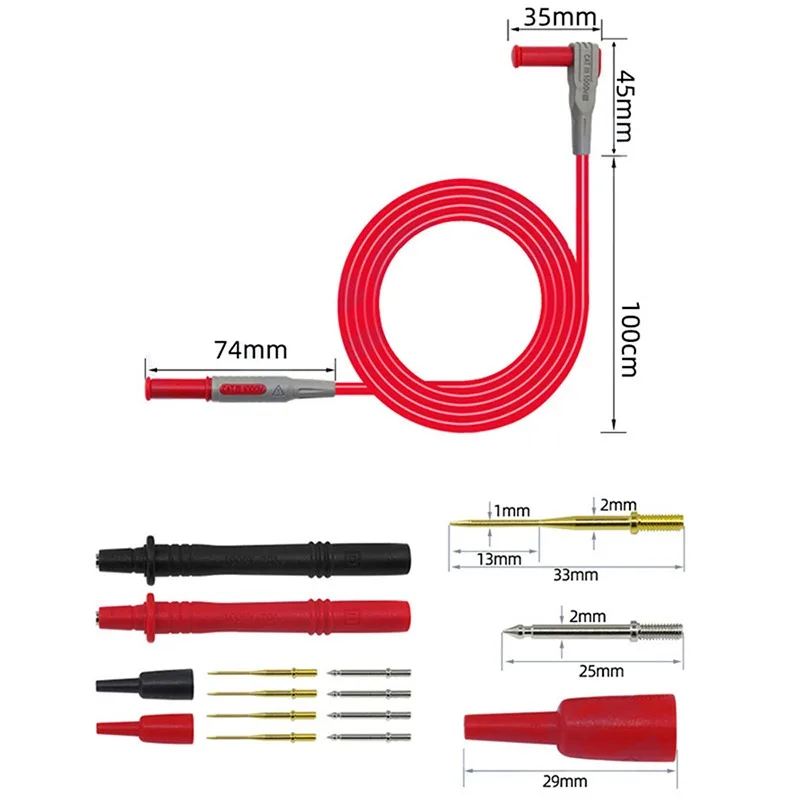 

Multi-function Test Lead Line Special Tip Test Lead Multimeter Pen Universal Test Line Kit Circuit Measurement Tool