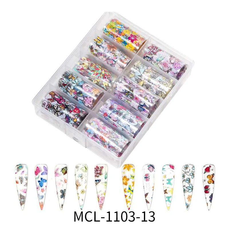 Голографические Звездные наклейки для ногтей лазерные небесная бумага 4*42 см