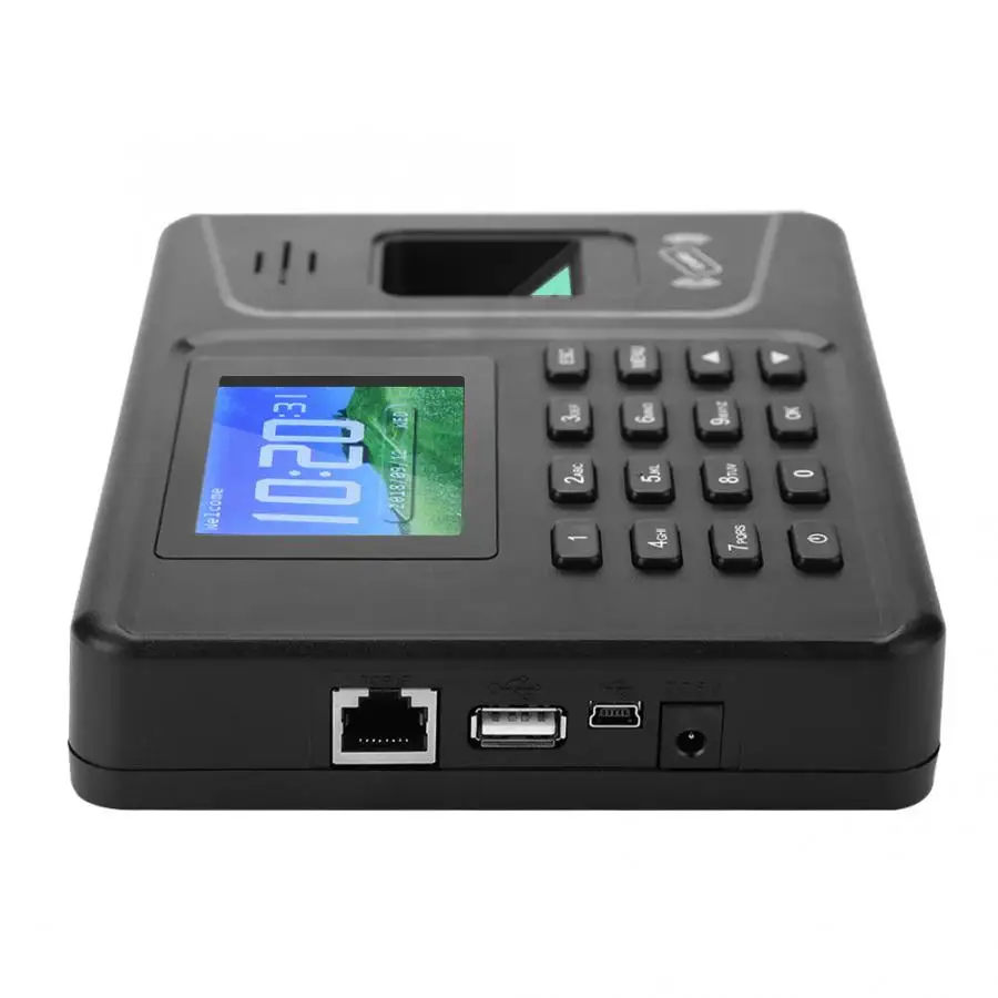 2 8 &quotTFT отпечаток пальца рекордер посещаемости Часы Время карты машина |