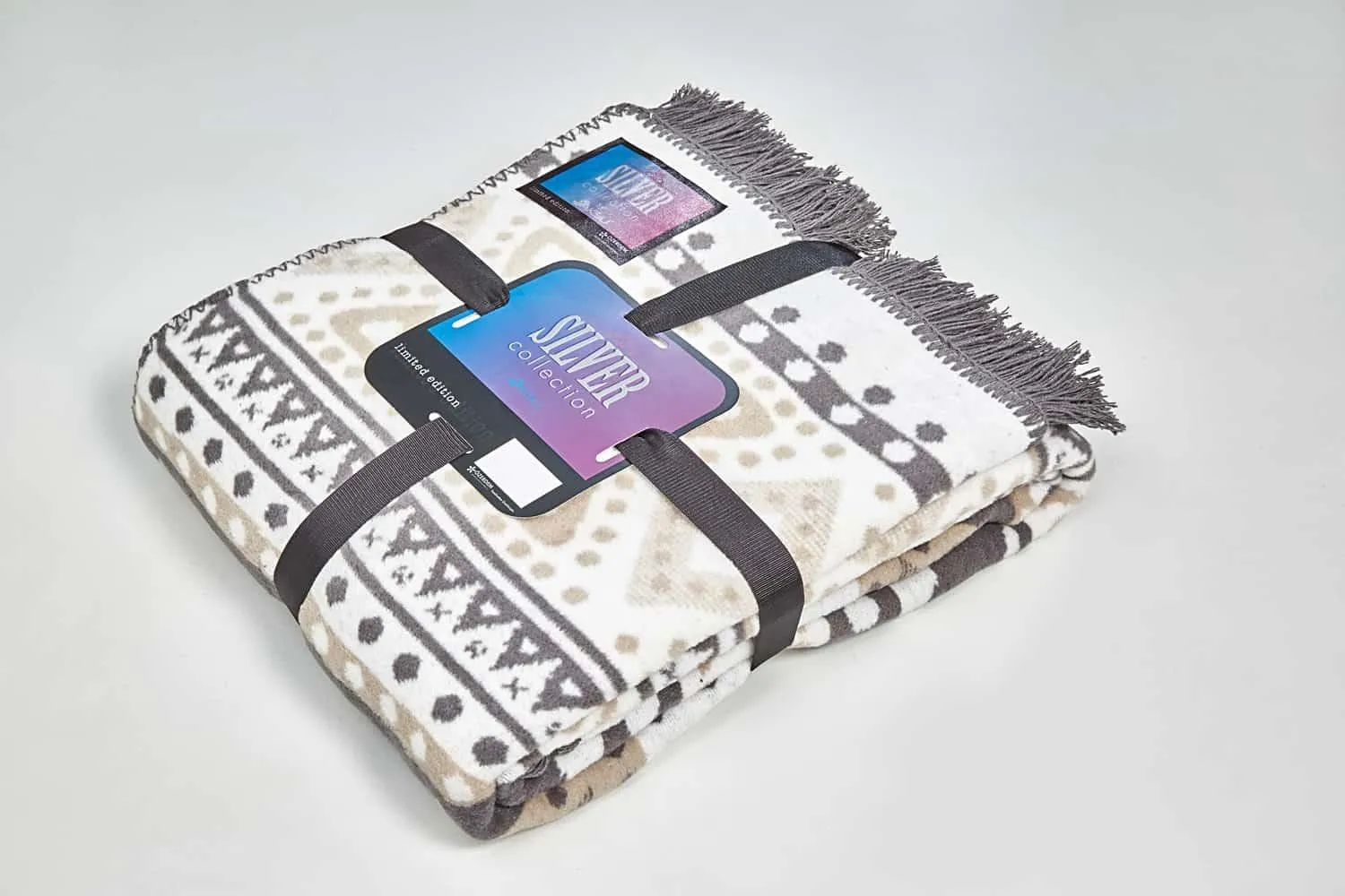 

Aksu Silver Collection Double Cotton Blanket Towel Blanket For Soft Bed Polar Winter Duvet Cover Gift Blanket Personalized