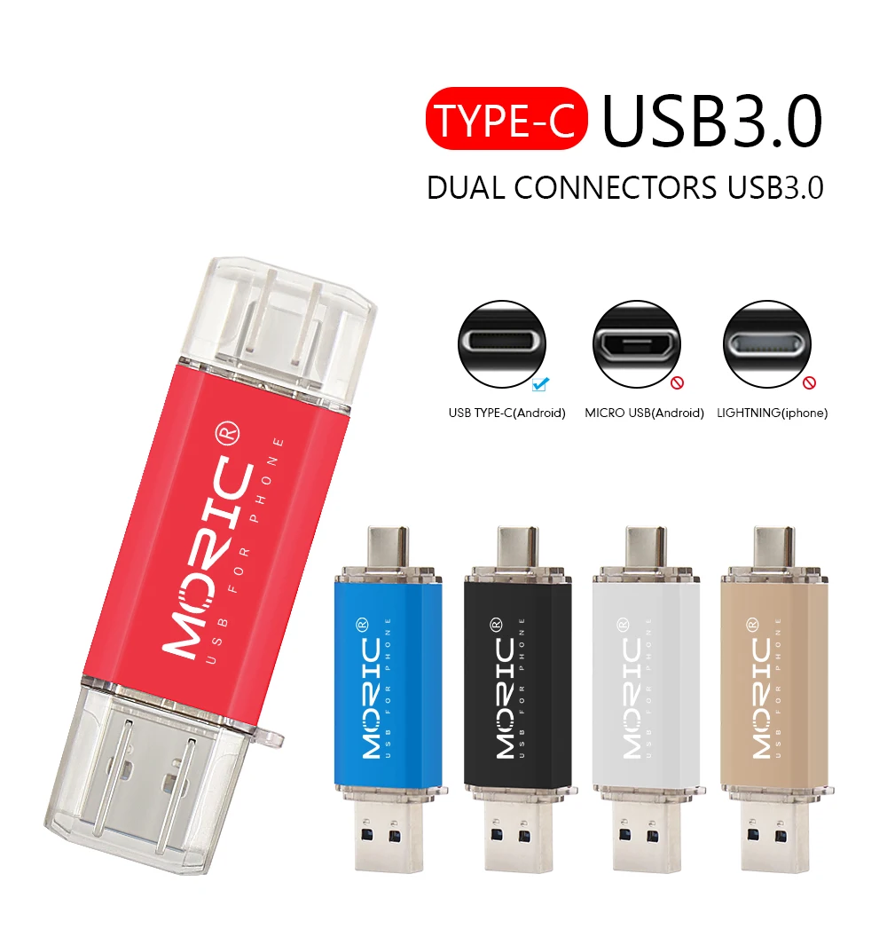 Лидер продаж, Usb флеш-накопитель OTG, Тип C, 128 ГБ, 64 ГБ, 32 ГБ, 16 ГБ, USB флеш-накопитель 3,0, высокоскоростной флеш-накопитель для устройств type-C
