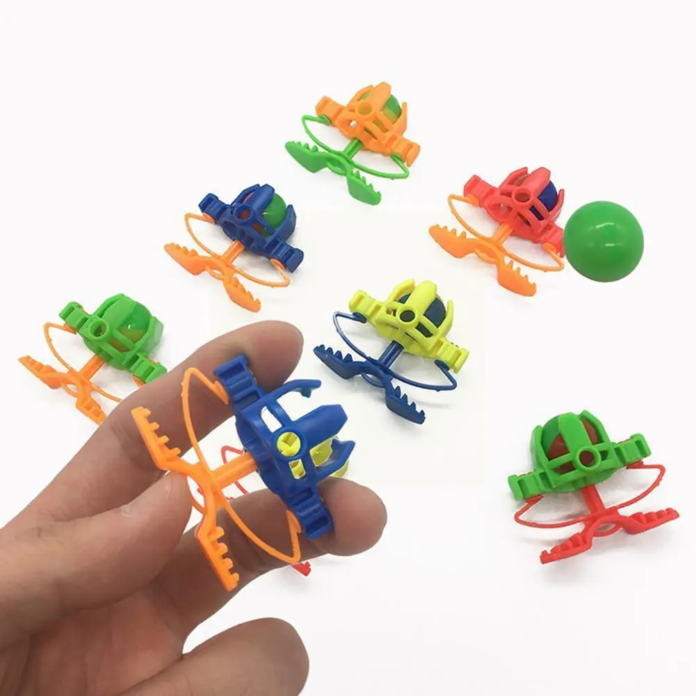 

1 шт./упак. детская полипропиленовая мини-игра для стрельбы, мяч с кончиками пальцев, катапульта, игрушки, пластиковый подарок для детей, лета...