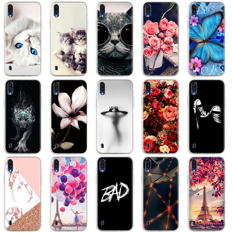 

Flower Soft TPU Cases For ZTE Blade A3 A5 2019 2020 Case Covers Painted Shell Funda For ZTE Blade A310 A330 A510 Bumper Coque