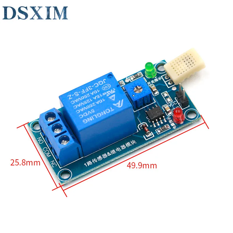 Релейный модуль переключателя датчика влажности HR202 управления для Arduino