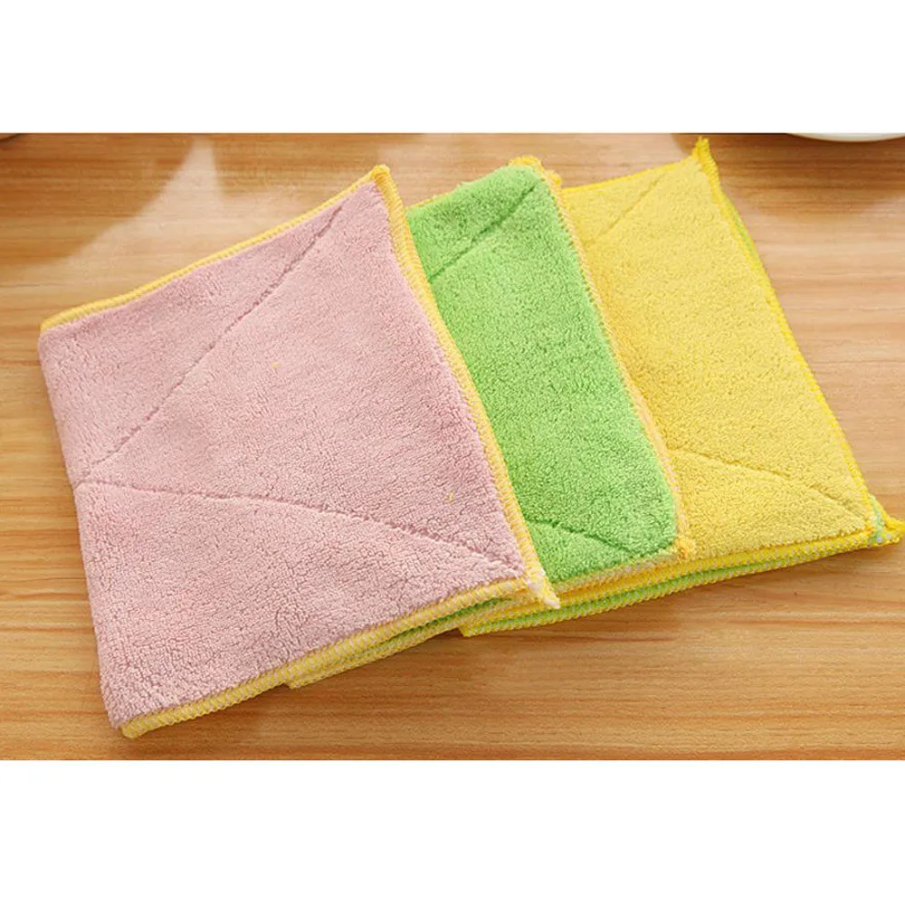 

NewKitchen Cleaner Absorbent Towel Wipping Washing Rags Car Cleaning Towel Cloth Bath Dust Face Hair Hand Dryer Towel