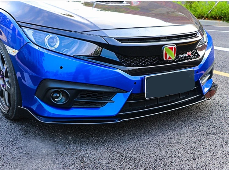 Для Honda Civic Body kit спойлер 2016-2018 YC ABS задний передний бампер диффузор защитные