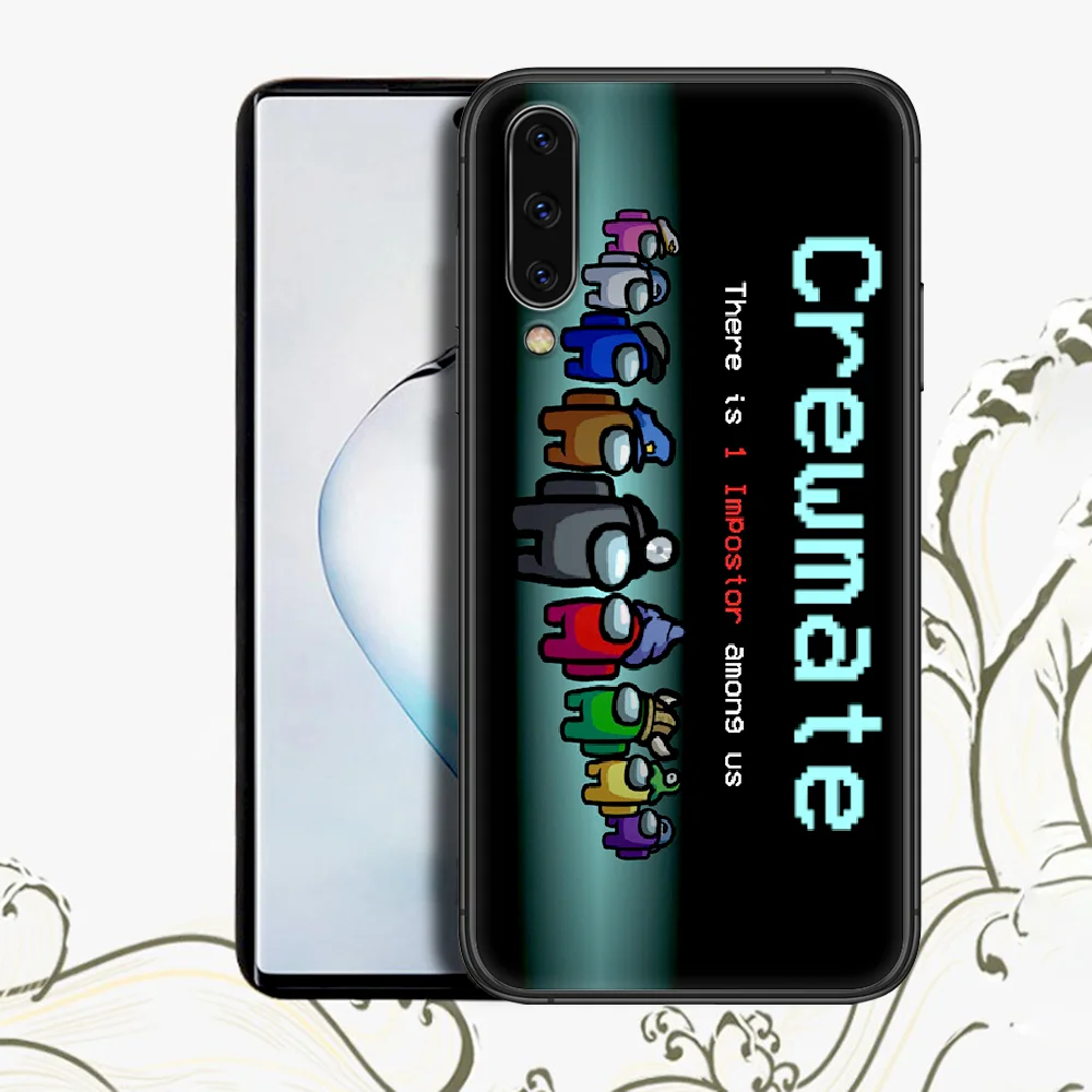 

A-Among Uss Samsung Galaxy A 3 5 7 8 10 20 20E 21S 30 30S 21 40 50 51 70 71 80 For Phone Case black Coque Luxury Prime Fashion