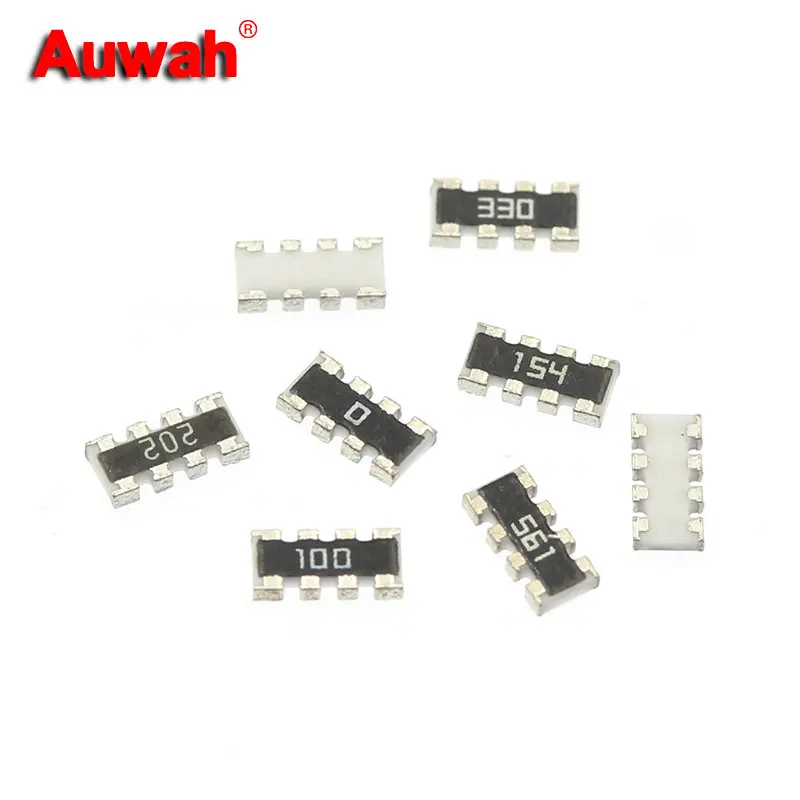 100pcs 0603x4 4D03 1/16W 1206 Chip Resistor networks arrays 5% 33 39 43 47 51 56 62 68 75 82 110 120 130 150 180 200 Ohms - купить по