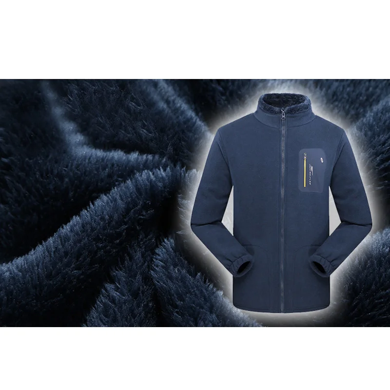Мужская Женская зимняя теплая флисовая куртка спортивные куртки TECTOP кемпинг