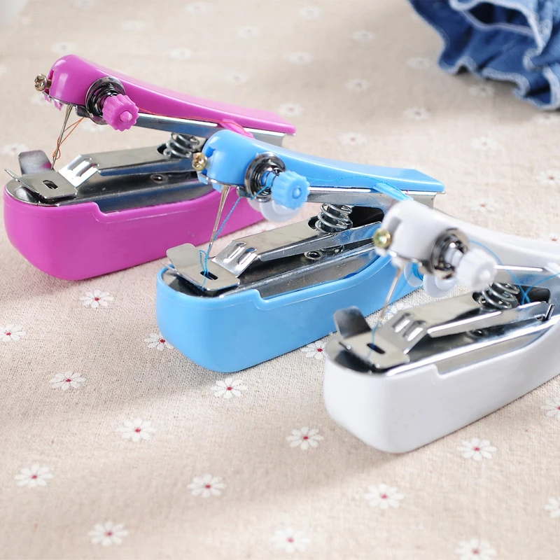 

Mini Manual Sewing Machine Sewing Tools Sewing Machines Needlework Hand-Held Clothes Useful Portable Handwork Tools Accessories