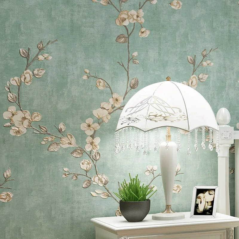 

Self Adhesive 3d Wallpaper Flower Wallpapers/wall Coating Contact Walls Paper Home Decoration Floral Wall Sticker Romantic Decor