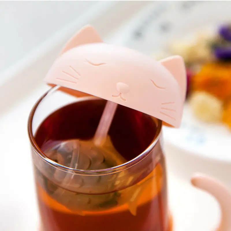 Creative Tea Strainer Cat Dog Infuser Cup Grasses mug Teapot Teabags for & Coffee Filter Drinkware Kitchen Tools |