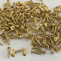 200pcs j245b m210 flat self tapping screws brass material golden small philips screws diy model making tools sell at a loss