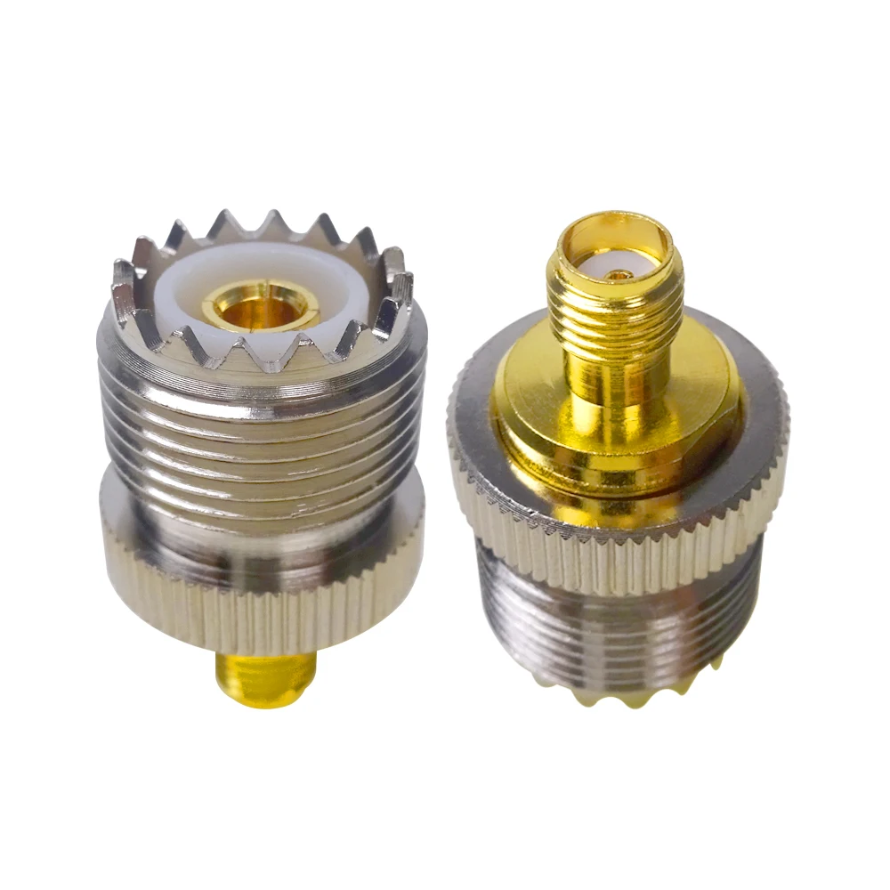 Cleqee UHF-SMA Adpater SMA Female male To UHF Male PL259 SO239 коннектор RF коаксиальный адаптер 1 шт. |