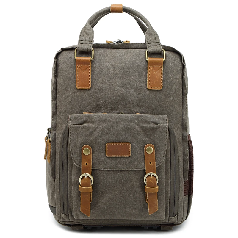 careell c272 canvas digital slr photo backpack durable photographer padded camera bag for camera lens flash tripod charger 272 free global shipping