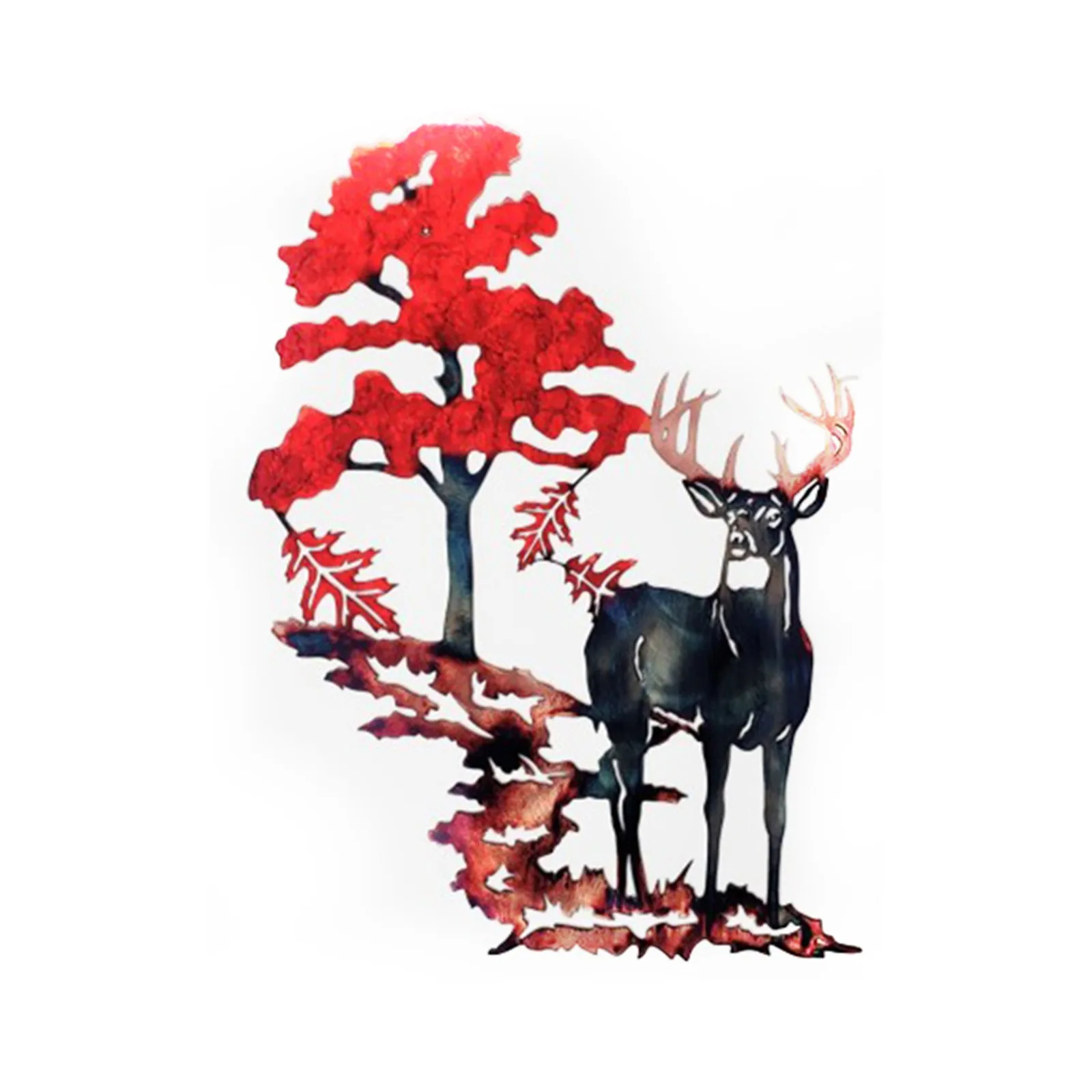 

Ornaments Decoration Creative Metal Decoration Pendant Indoor And Outdoor Garden Silhouette Artwork Decoration Pendant Indoor