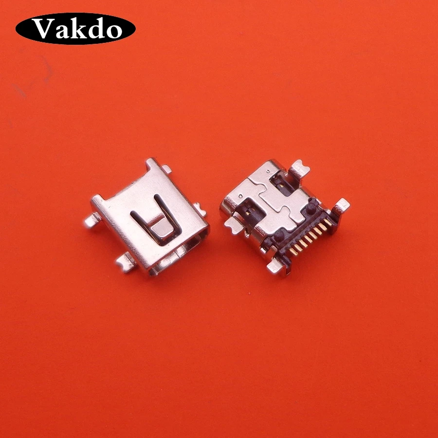 

10pcs micro mini 8P 8 pin 8pin USB jack replacement socket female connector plug charging port for MP3 MP4 GPS etc,4 foot SMT