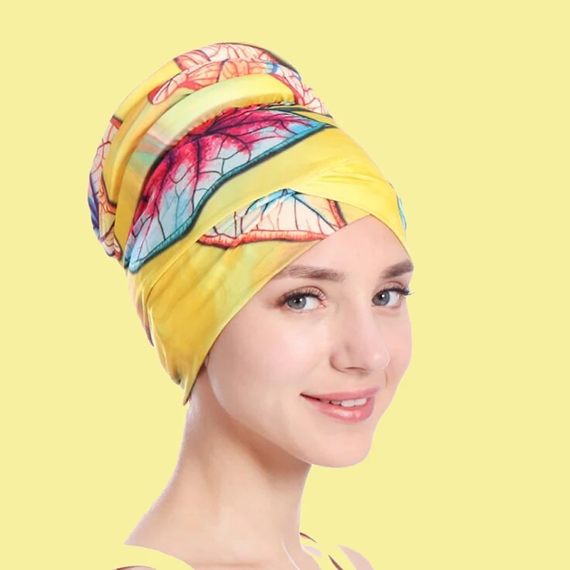 Классический цветочный принт мусульманский хиджаб шарф для женщин длинные