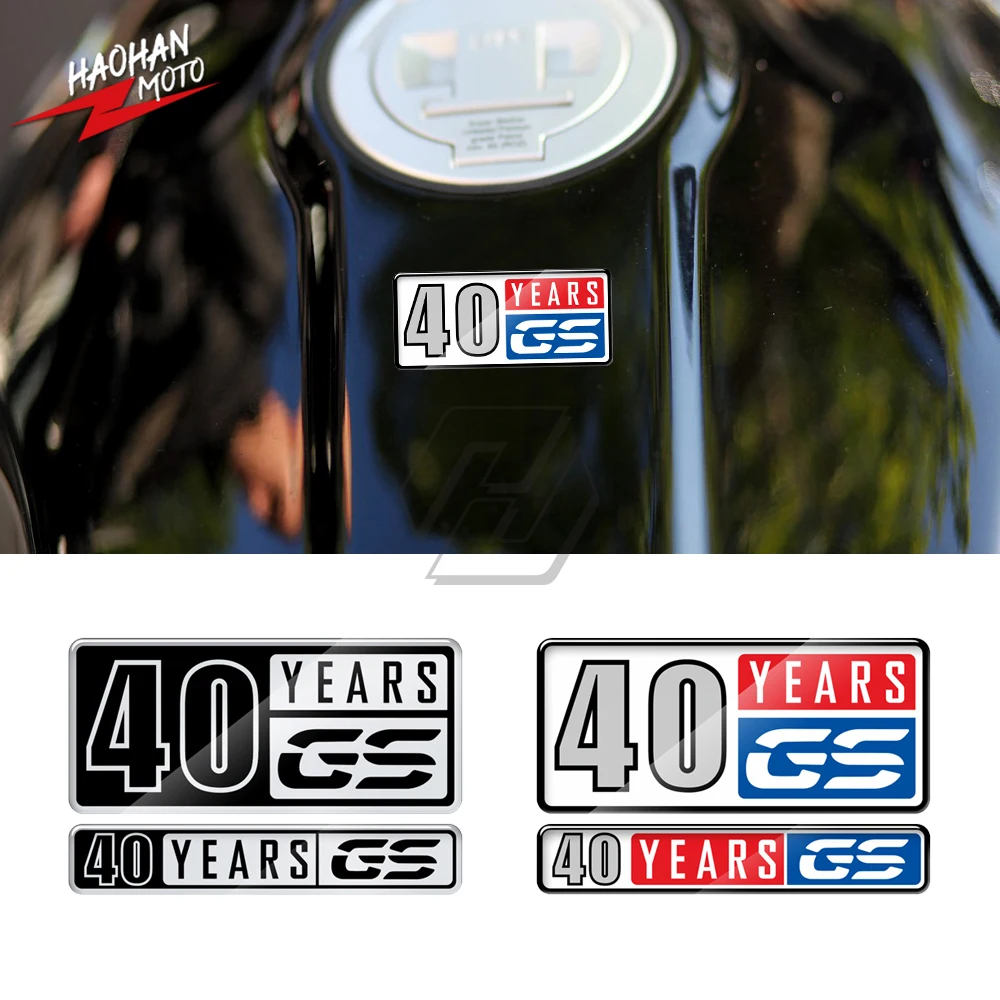 

For BMW Motorrad R1200GS R1250GS 3D Motorcycle 40 Years GS Sticker Decal