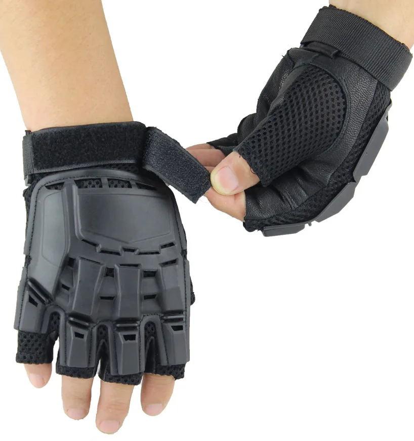 

Half Finger Tactical Gloves Outdoor Bicycle Mountain Climbing Fighting Hunting Riding Shooting Tacticos Gym Mittens Protective