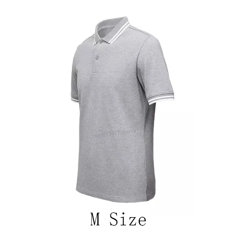 Light Grey M Xiaomi 90 забавная Мужская модная трендовая Классическая рубашка поло с отворотом и коротким рукавом классная шелковистая летняя одежда хлопковая рубашка для отдыха на открытом воздухе - Цвет: Light Grey M