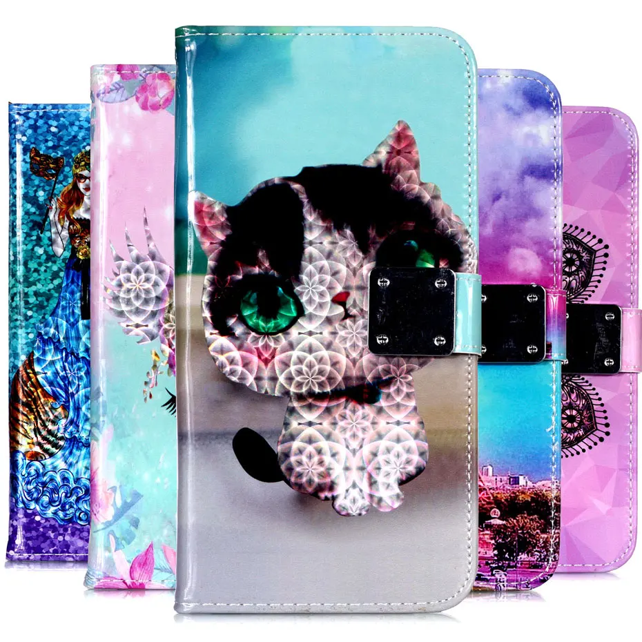 Кожаный флип чехол для Samsung S10 E S9 S7 S6 S8 Plus Note 10 9 8 Pro A10 A20 A30 A40 A50 A60 A70 A20E M 20 30|Бамперы| |