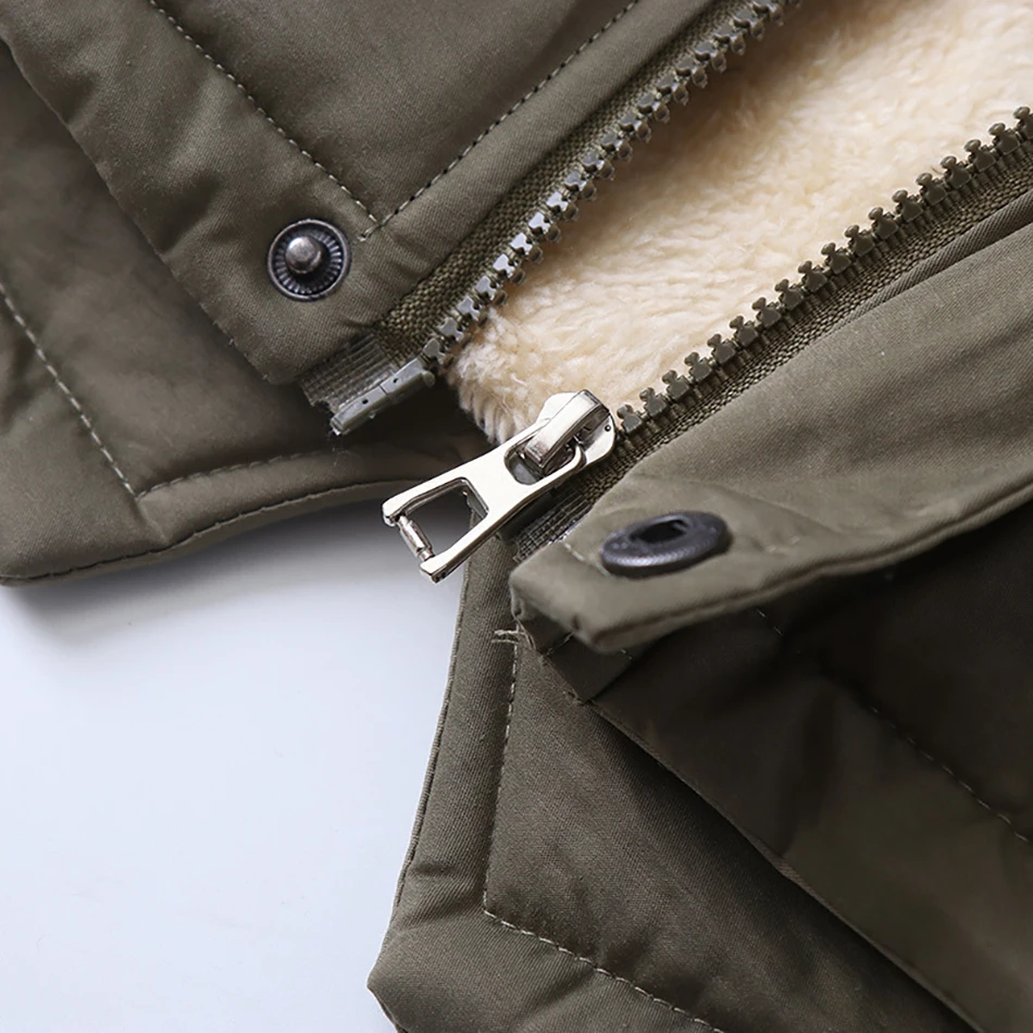 Зимняя Флисовая теплая куртка От 3 до 12 лет для девочек и мальчиков хлопковое